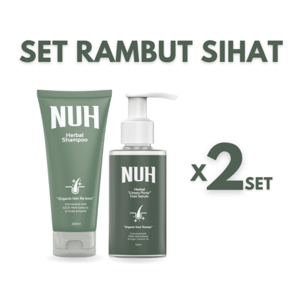 NUH Set Rambut Sihat - Jimat [2 Set] + 3 FREE GIFT